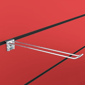 Slatwall Euro Hook Retail Shop Display Fitting Loop Prong 10" 25 cm image 0