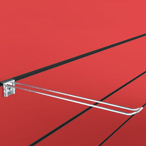 Slatwall Euro Hook Retail Shop Display Fitting Loop Prong 12" 30 cm image 0