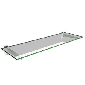 Slatwall Glass Shelf with Brackets (900x300) image 0
