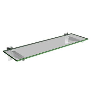 Slatwall Glass Shelf with Brackets (600x200) image 0