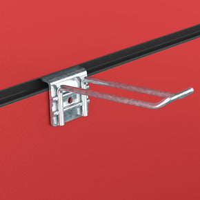 Slatwall Euro Hook Retail Shop Display Fitting Loop Prong 4" 10 cm image 0