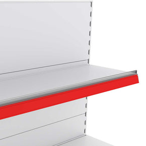 Lower Plastic Shelf Risers for Retail Shelving Units image 0