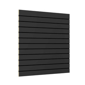 Black Half Size Slatwall Panel image 0