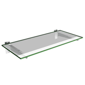 Slatwall Glass Shelf with Brackets (600x300) image 0