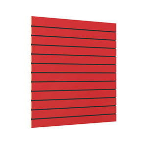 slatwall half red